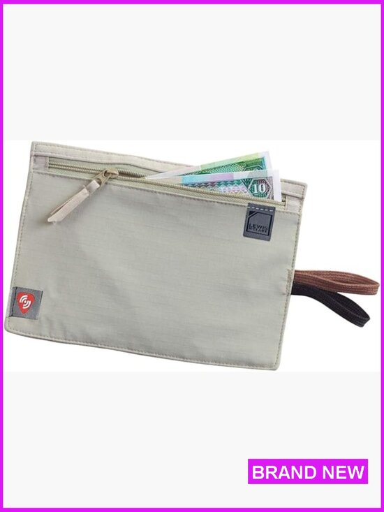 Accessories - RFID Blocking Money Belt Travel Pouch Passport Holder Credit Card Wallet Slim